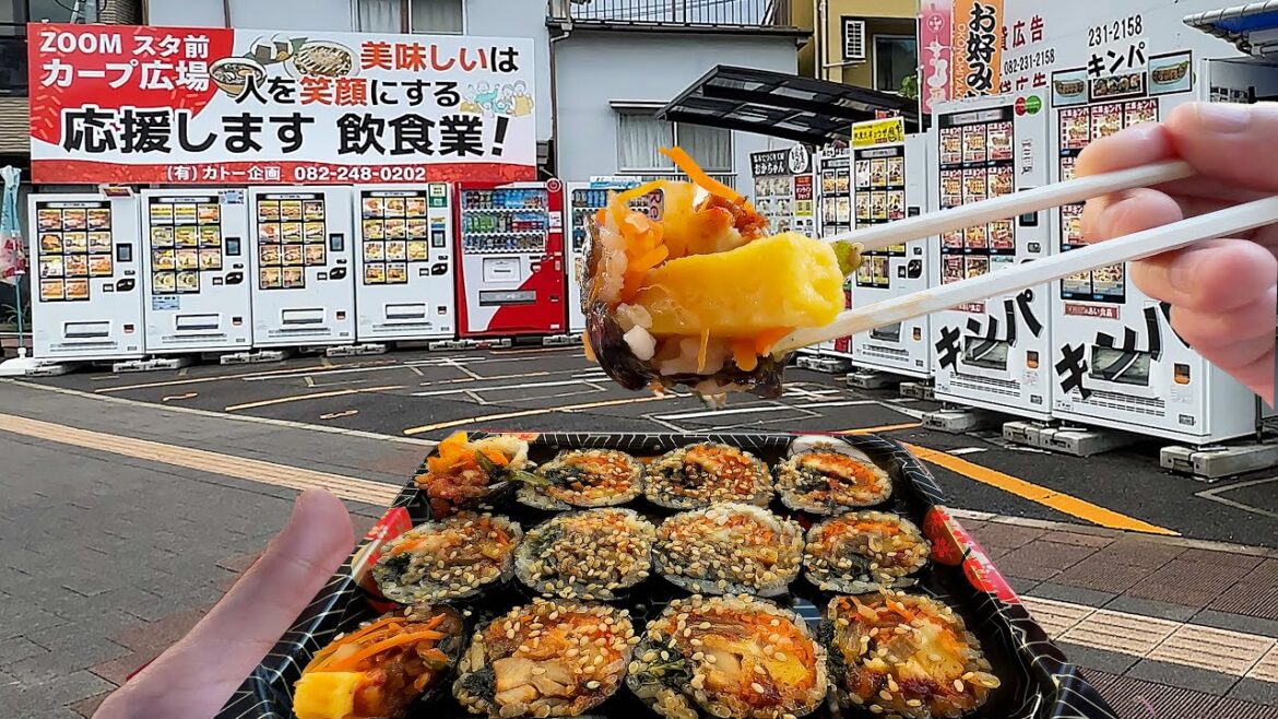Eating at the Largest Frozen Vending Machine Pit Stop in Japan