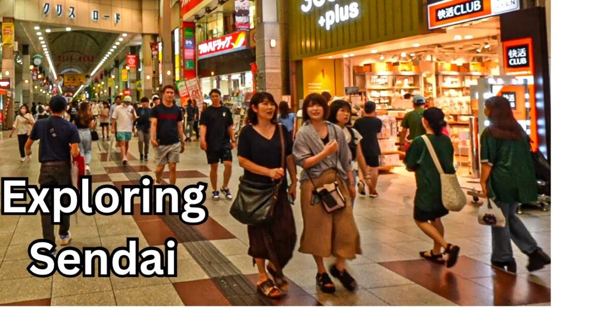 Japan's largest city in Tohoku with unique night