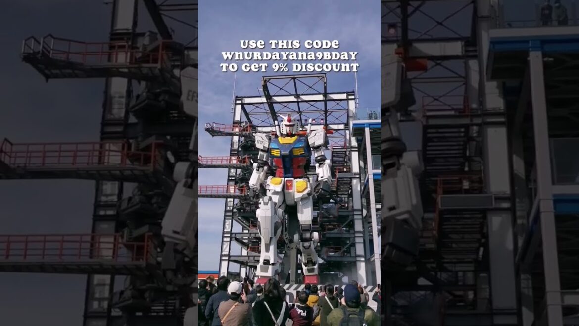 Gundam Factory Yokohama - 𝟵% 𝗗𝗜𝗦𝗖𝗢𝗨𝗡𝗧 on KLOOK using this code 𝗪𝗡𝗨𝗥𝗗𝗔𝗬𝗔𝗡𝗔𝟵𝗕𝗗𝗔𝗬 or 𝗪𝗡𝗗𝟱𝗢𝗙𝗙 for 5% off