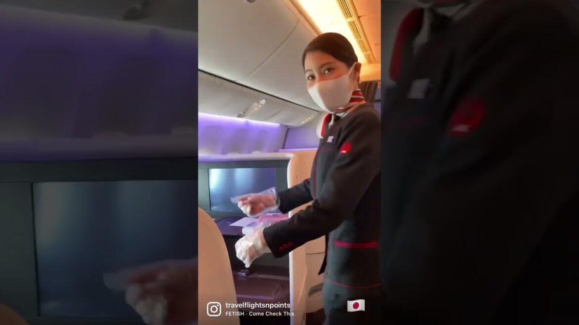 Japan Airlines First Class from NYC to Tokyo