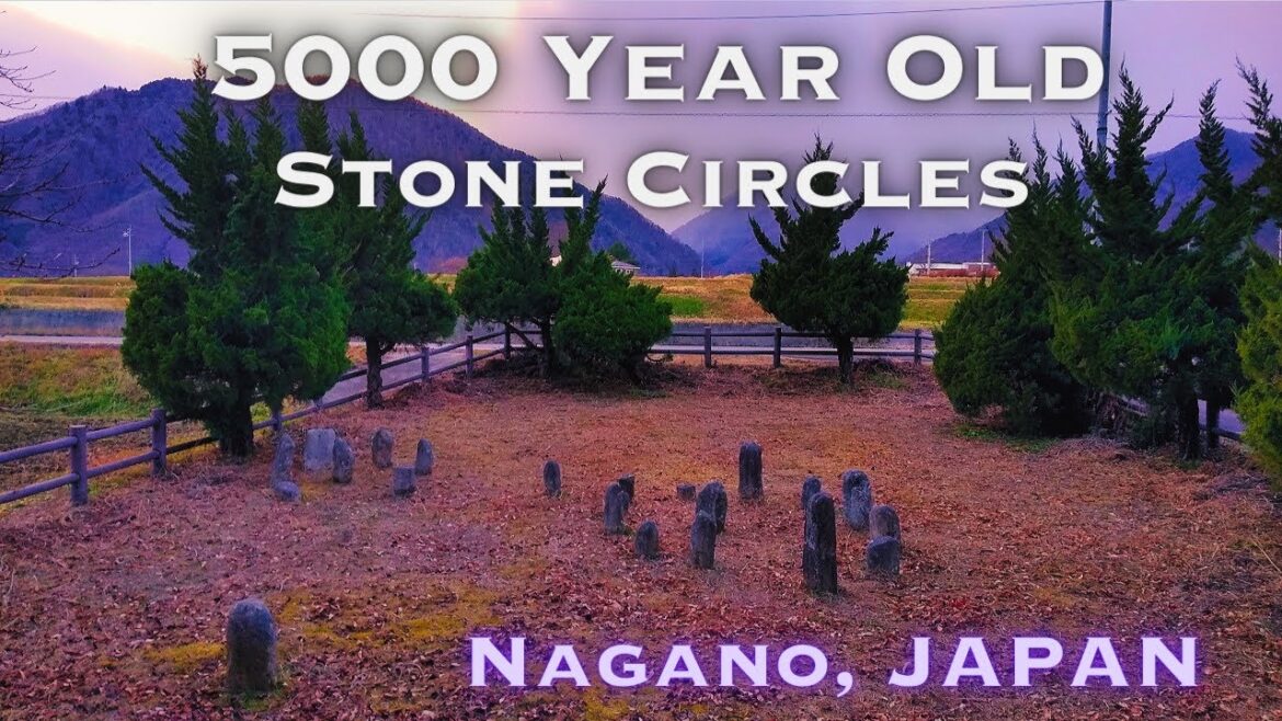 5000 Year Old Jomon Stone Circle (X2) in Nagano Japan - Wappara - 上原遺跡ストーンサークル