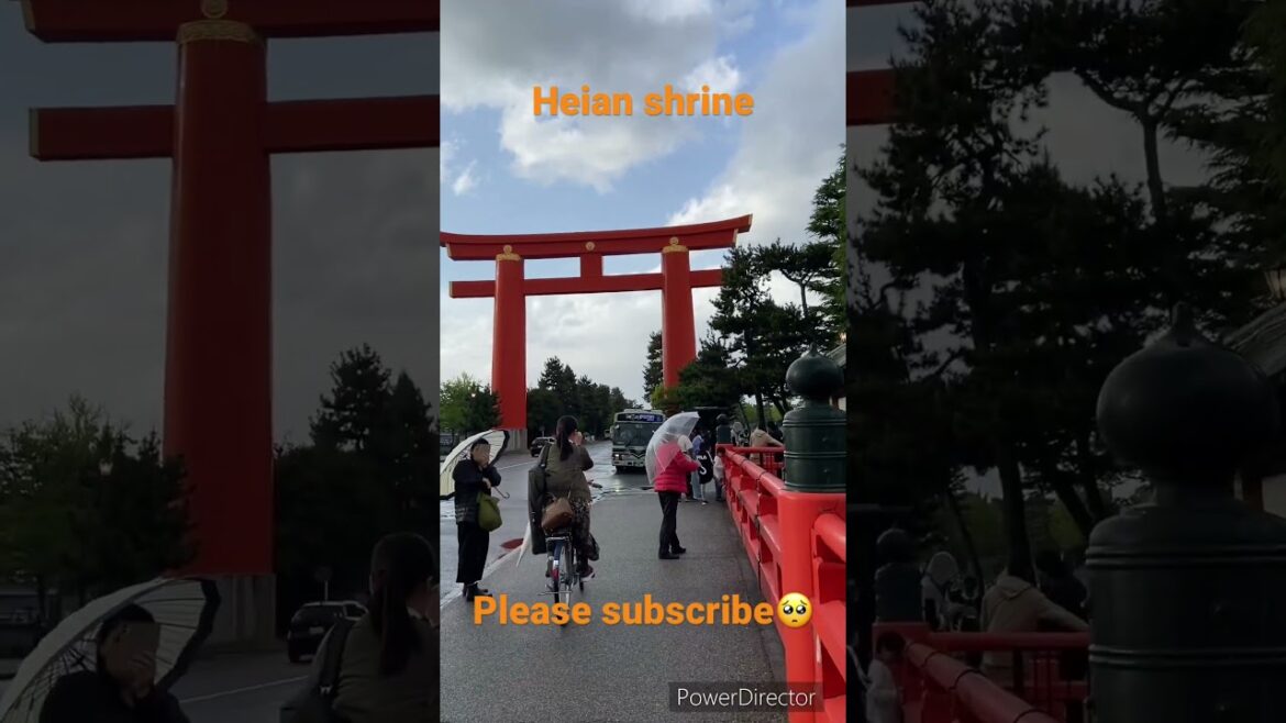 【KYOTO 】Heian shrine #kyoto #shorts #japan #travel #walking #pleasesubscribe #shrine #trip