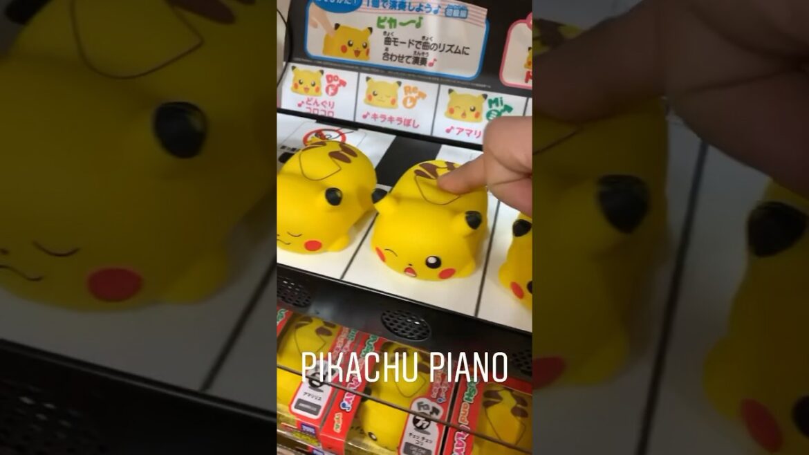 Cute Pikachu Piano! Only In Japan! #tokyo #pokemon #akihabara Cute Pikachu Piano! Only In Japan! #tokyo #pokemon #akihabara