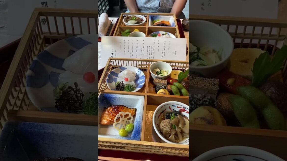【KYOTO 】Gorgeous Japanse Lunch at great restaurant