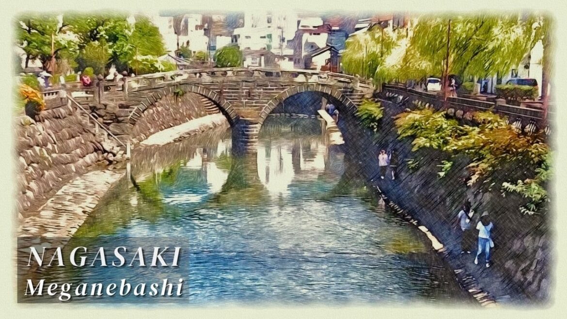 【4K Japan】Nagasaki City Walk | Meganebashi