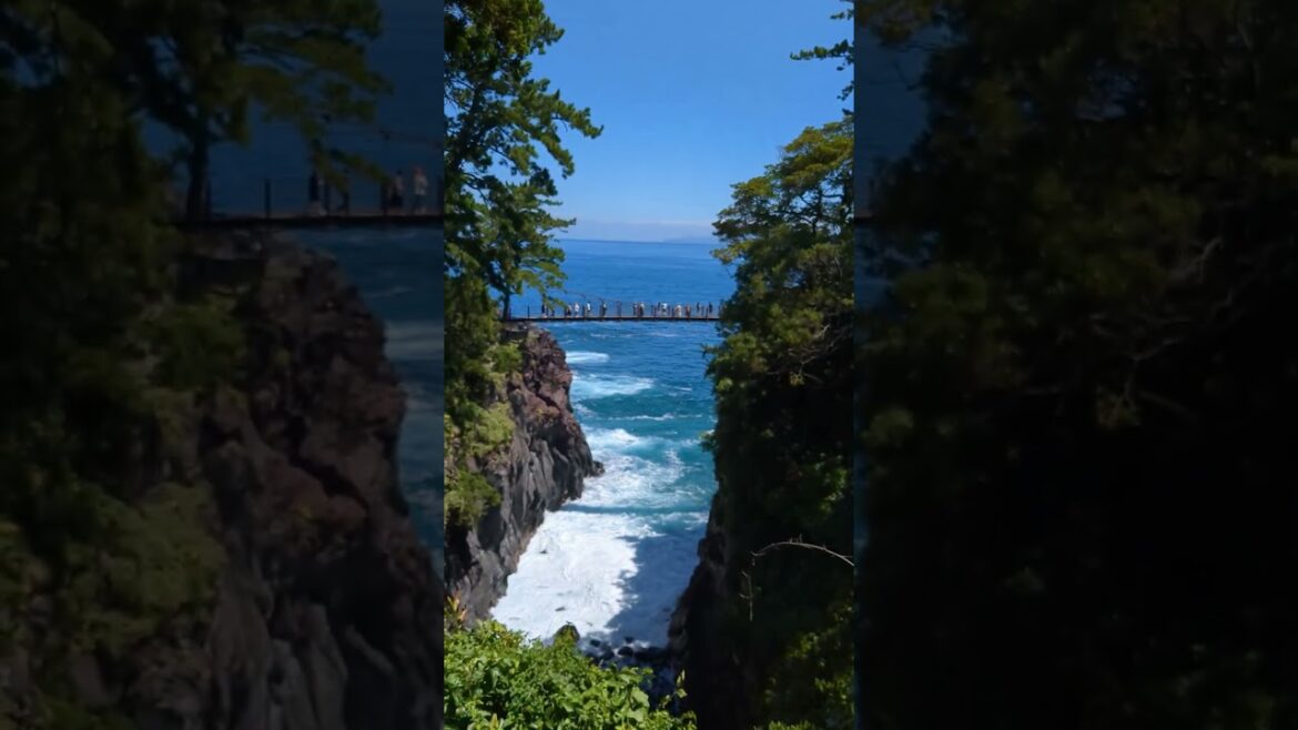 Waves Cliffs & Serenity: Jogasaki Coast Japan's Tranquil Beauty... #shorts