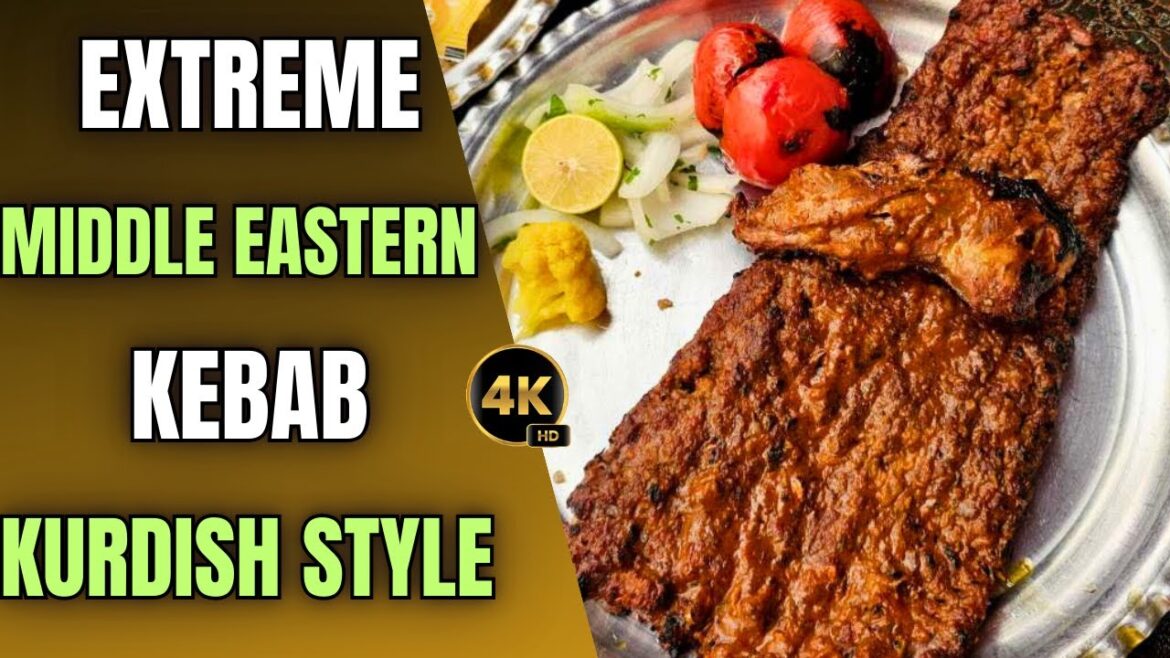 The Most Extreme Middle Eastern Kebabs - Kurdish Style! 4k #travel #food #kebab #viral #delicious