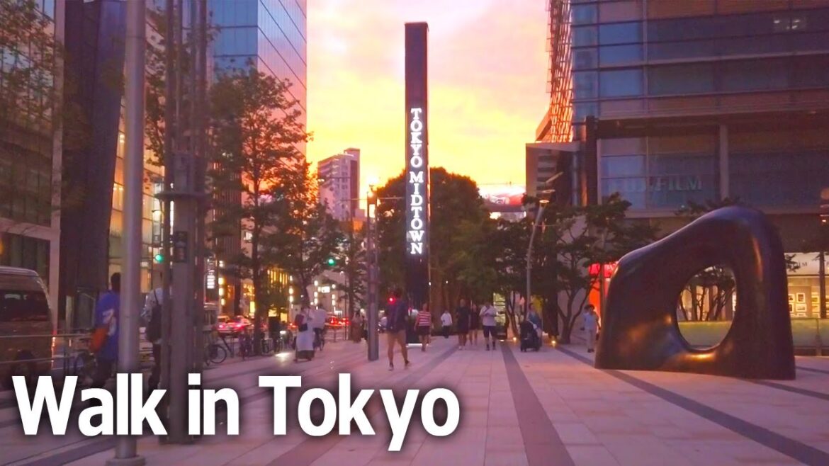Tokyo Walking Tour - Roppongi and Tokyo Midtown in the evening♪ (Sep. 2023)