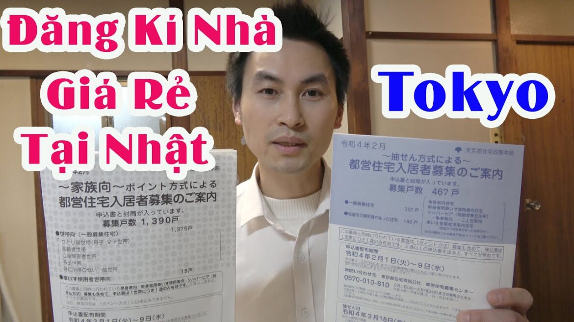 Đăng Kí Nhà Giá Rẻ Tại Tokyo Và Các Tỉnh Tại Nhật Bản