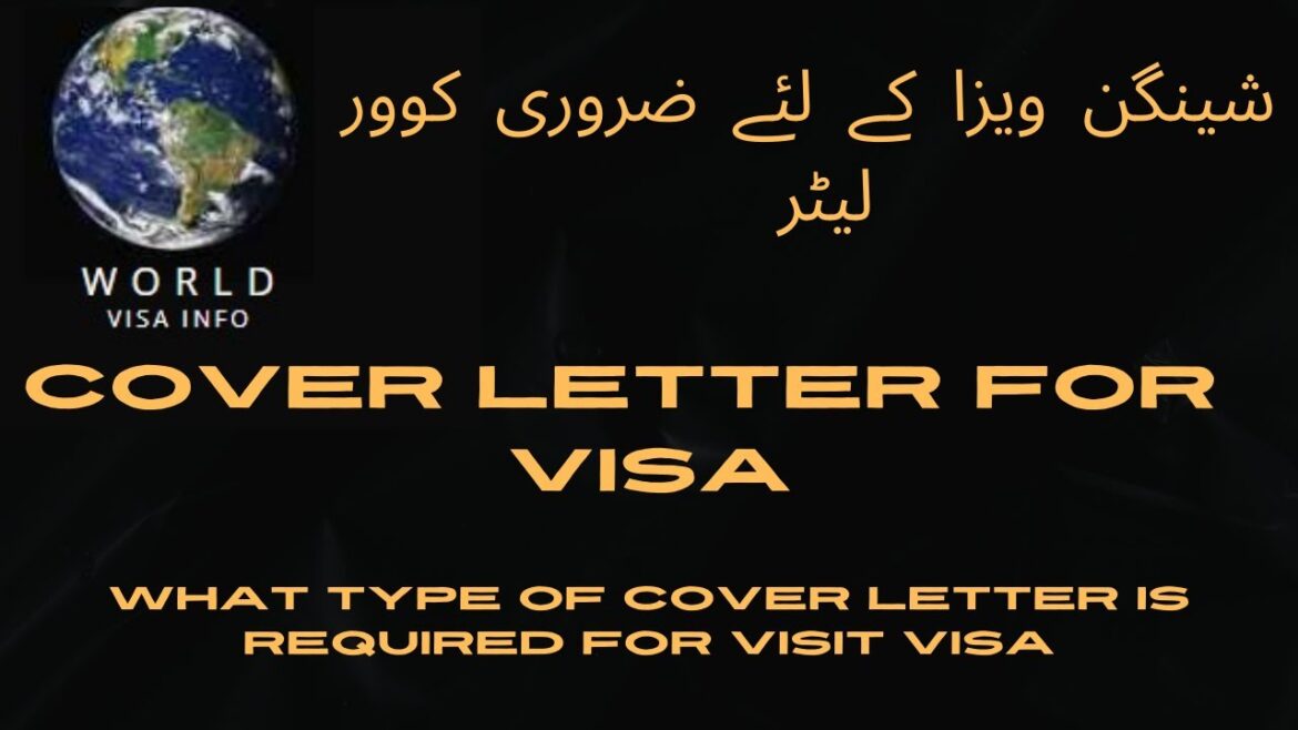 How to write a cover letter for Schengen tourist visa | covering letter for visa How to write a cover letter for Schengen tourist visa | covering letter for visa