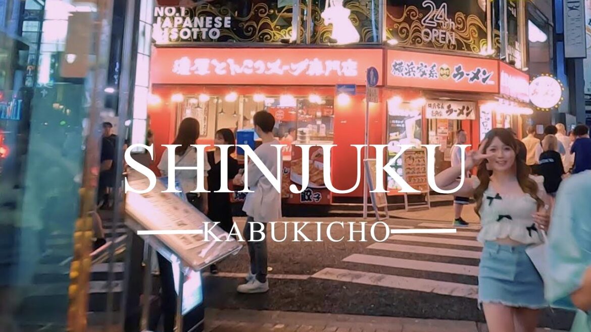 4K Shinjuku Walk Tokyo Japan Trip 新宿 歌舞伎町 散策 東京