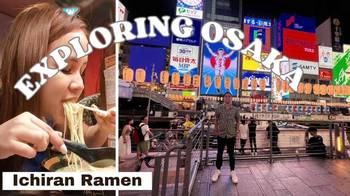 Exploring Osaka Japan: Ichiran Ramen Yay or Nay? | Glico Running Man | Sotetsu Fresa Inn Kitahama