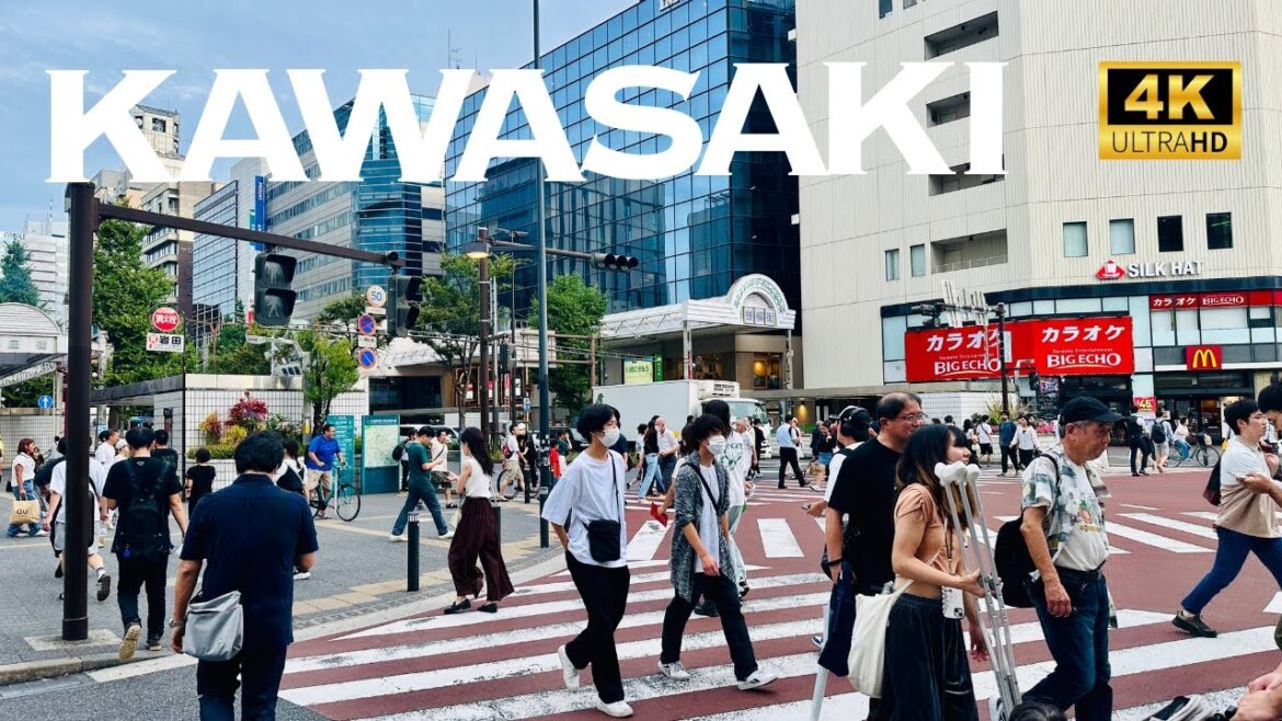 [4K] KAWASAKI near TOKYO 🐧 Nonstop Walking Tour / 川崎 神奈川 散歩