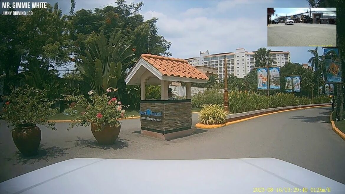 Driving to Jpark Island Resort - Cebu, Philippines - Mr. Gimmie White