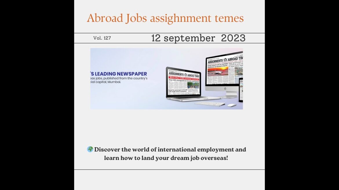 Abroad jobs assighnment time Latest IT Support hiring Abroad jobs assighnment time Latest IT Support hiring