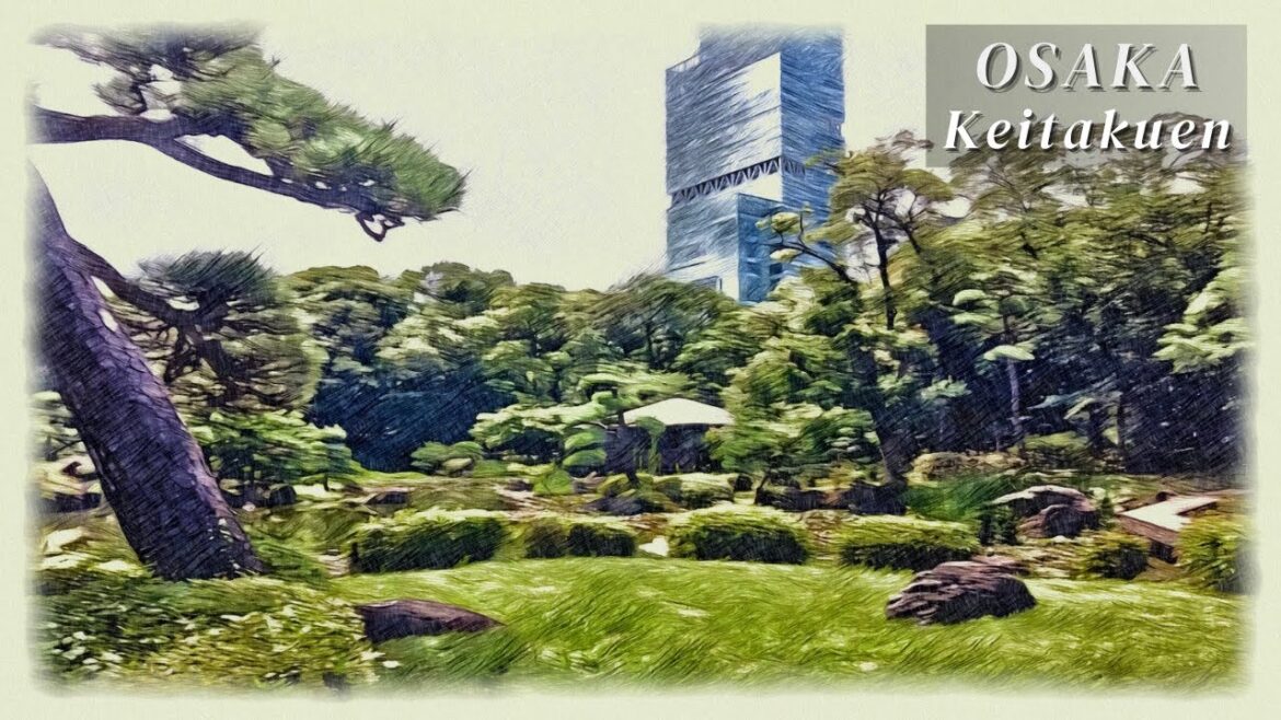 【4K Japan】Osaka Keitakuen Walk | Wabi-Sabi Japanese Garden ✨ 【4K Japan】Osaka Keitakuen Walk | Wabi-Sabi Japanese Garden ✨