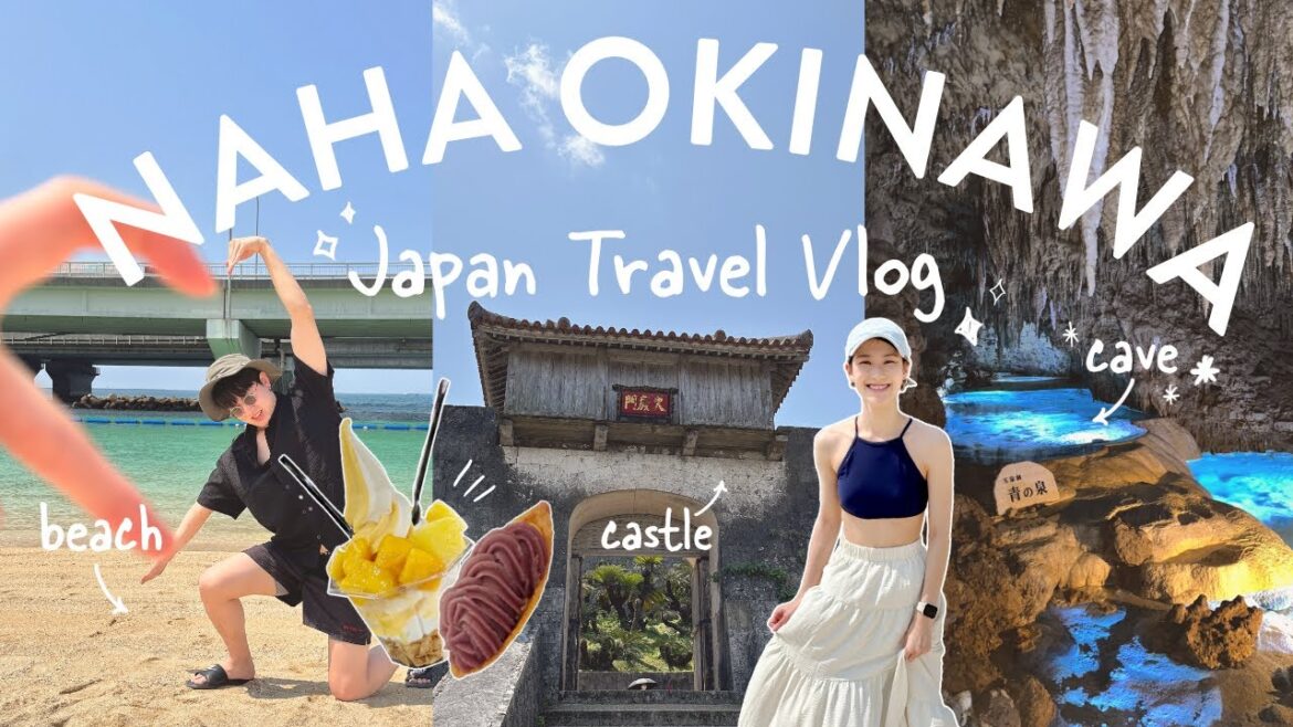 JAPAN VLOG 🇯🇵 3 days in Okinawa 2023│beach vibes, beautiful caves, and shurijo castle