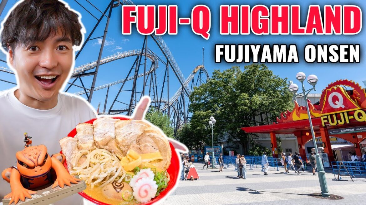 New Roller Coaster and Naruto Collab in Fuji-Q Highland, Healing Body at Fujiyama Onsen Ep.424