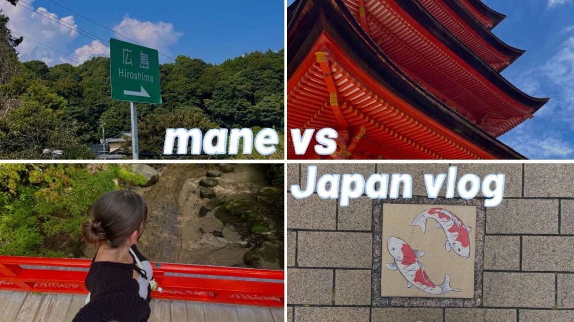 🌤️[ENG SUB] road trip 🇯🇵 | HIROSHIMA | shukkeien garden | Miyajima | Okonomiyaki