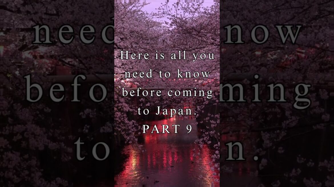 Here is all you need to know before coming to Japan. PART 9 #japanfacts #japan #motivation