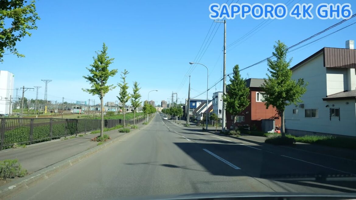 二十四軒手稲通：北5条方面 [ #札幌市 4K/60p GH6 車載動画 全線ドライブ]