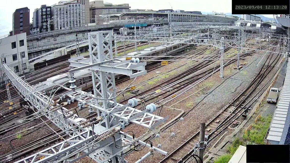 【ARCHIVE】Kyoto Station Live Cam JR京都駅  鉄道ライブカメラ  京都ライブカメラ TrainCam  2023/09/04 12:00～