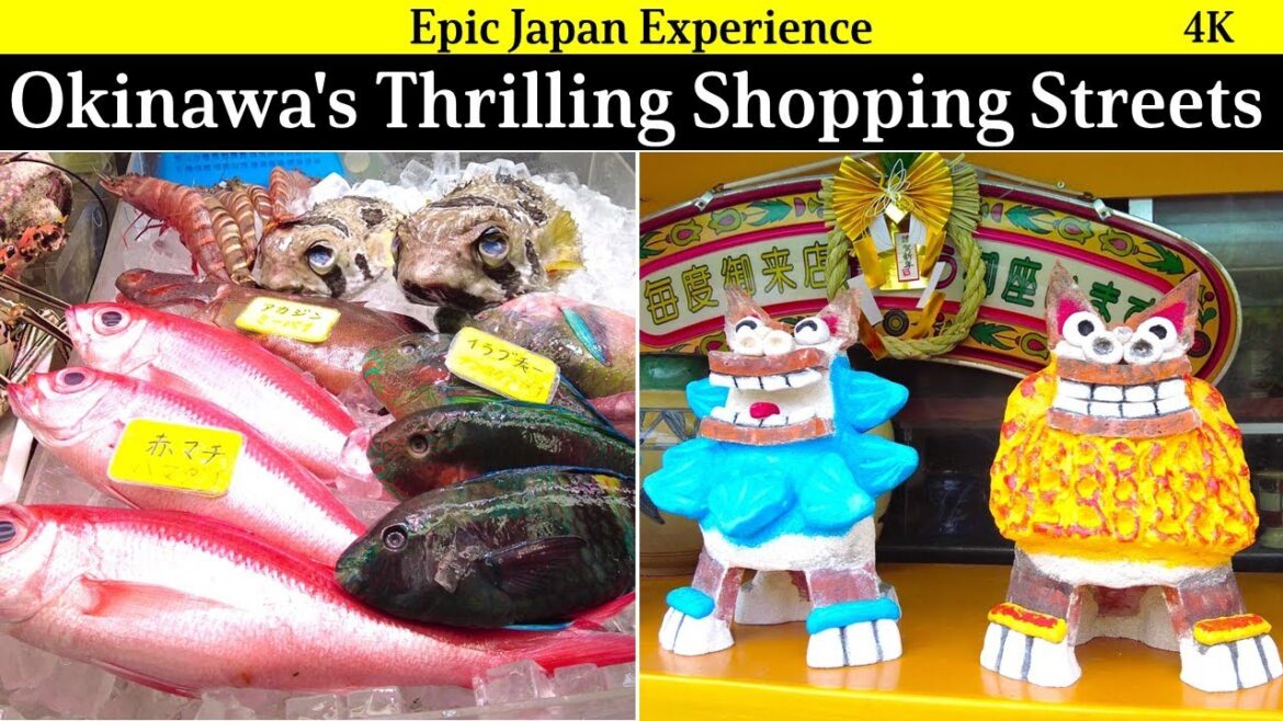 4K Japan street walk：Okinawa’s thrilling shopping streets