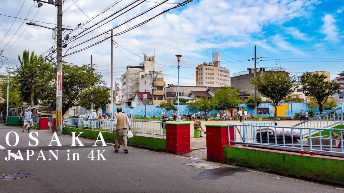 4K 西成 Nishinari - JAPAN OSAKA Walking Tour