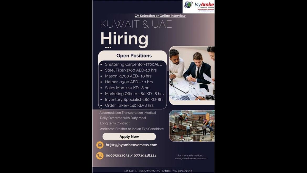 Get The Latest Job Opportunities Abroad Today!