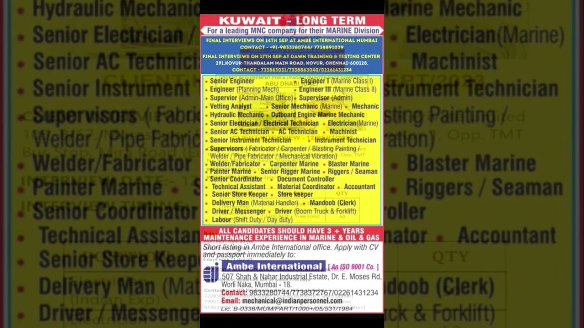 IT Network & fiber optics technician Kuwait