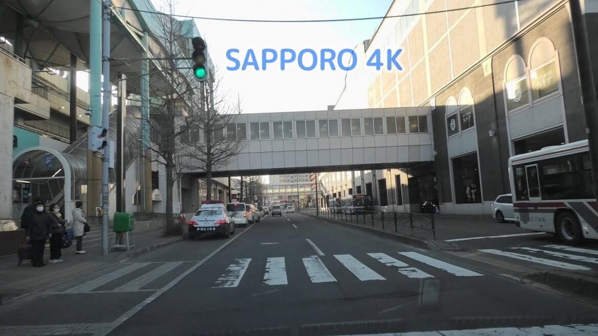 副都心団地6号線（新札幌駅） → 副都心団地3号線 → 副都心団地12号線 → ひばりヶ丘11号線 [ #札幌市 4K/30p 車載動画]