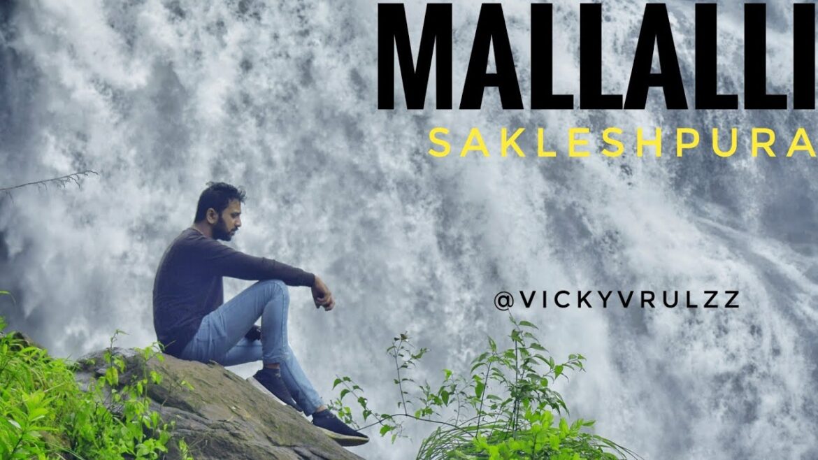 Mallalli Falls | Mansoon Season | Sakleshpura | Mansoon Solo Ride | Day 2 | vickyvrulzz | Dominar400