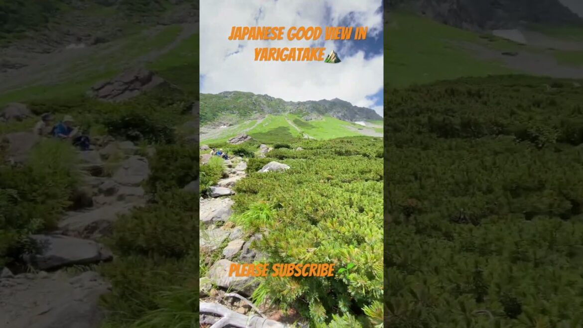 【JAPAN】Good View in Yarigatake #nature #travel #pleasesubscribe #mountain #sightseeing #blog #vlog