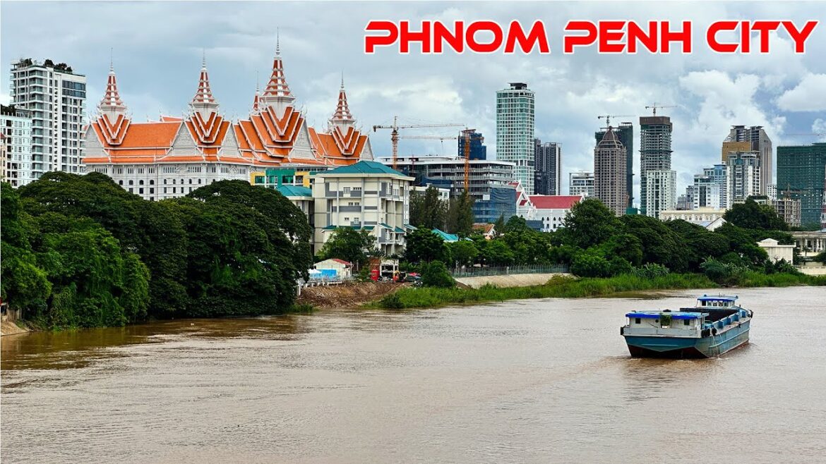 Kbal Thnol Preah Monivong Bridge Phnom Penh Driving Street Touring Cambodia Trip 2023 Kbal Thnol Preah Monivong Bridge Phnom Penh Driving Street Touring Cambodia Trip 2023