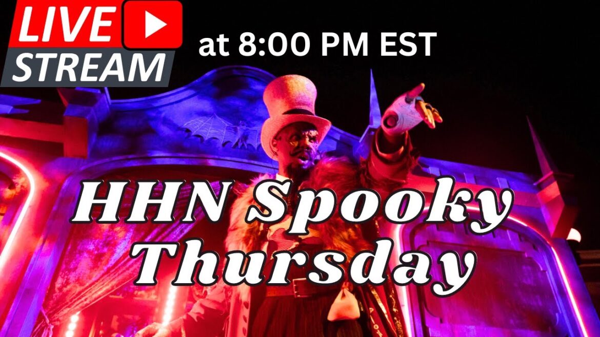 🔴 LIVE from Halloween Horror Nights Universal Studios