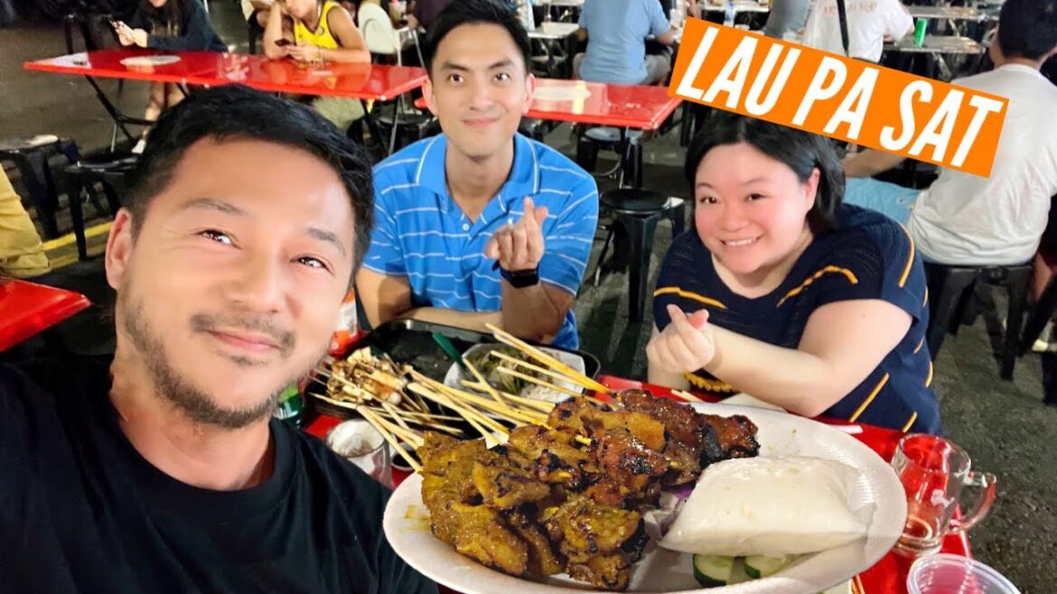 Eating at Singapore's Largest Satay Street