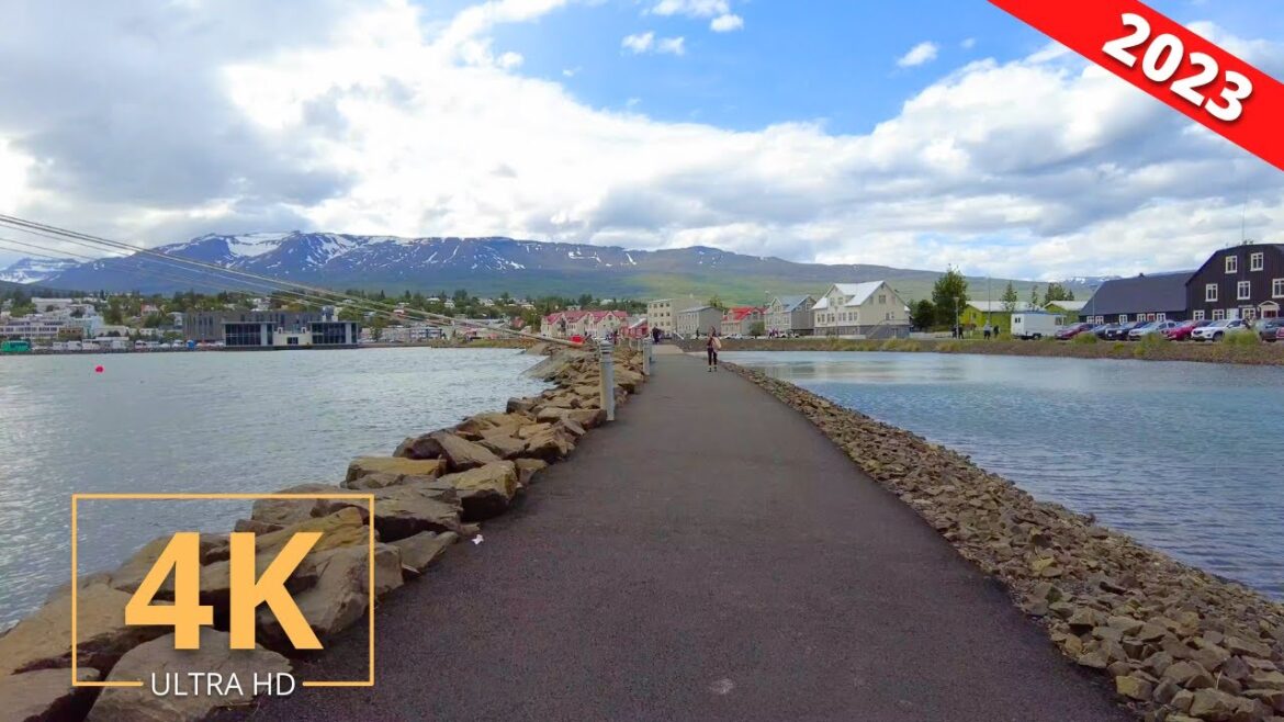 Akureyri, Iceland 🇮🇸 Nature and City Walk | Goðafoss Waterfall | Tour | 4K | Virtual Walking 2023 Akureyri, Iceland 🇮🇸 Nature and City Walk | Goðafoss Waterfall | Tour | 4K | Virtual Walking 2023