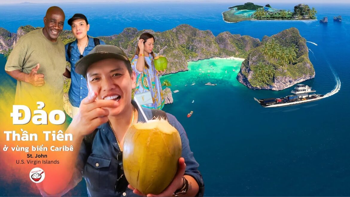 Đi tìm ĐẢO THẦN TIÊN khét tiếng (đi phà ở Vùng Biển Caribê)