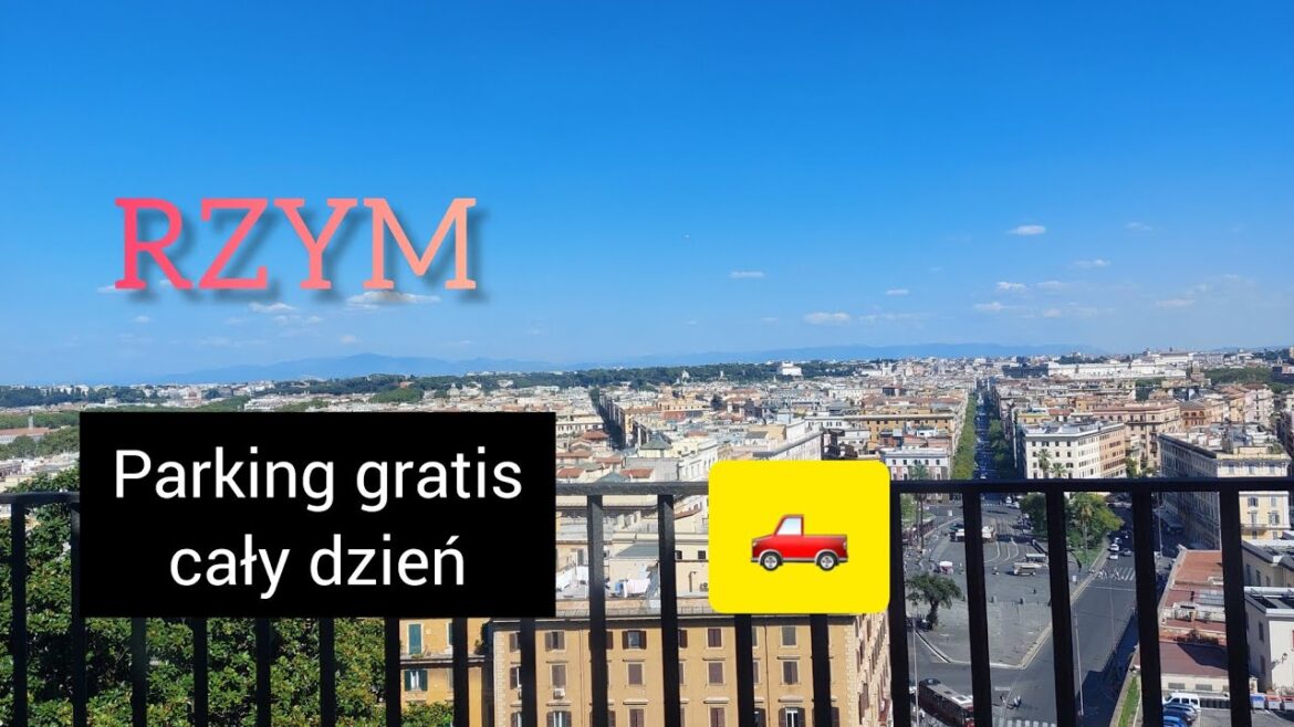 Rzym - TU ZAPARKUJESZ GRATIS CAŁY DZIEŃ! Kawa, którą nie wypiłam! #2023