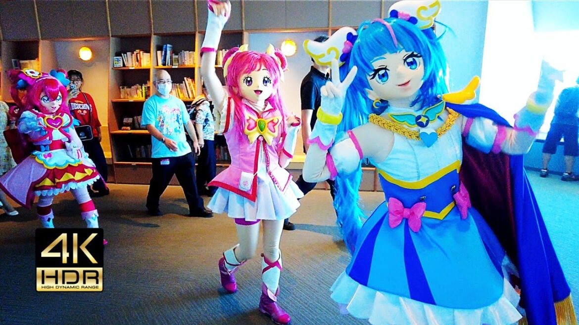 【4K HDR🇯🇵】”PRECURE ALL STARS F the Movie" Photo Session Event / Sky Garden - Yokohama Landmark Tower