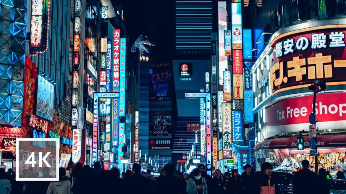 Tokyo at Night [4K] Walk Around Kabukicho, Shinjuku Japan. Tokyo never sleeps