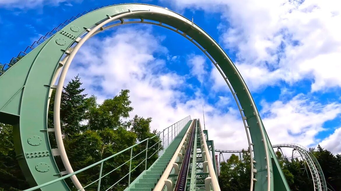 Achterbahn im Stehen fahren! | Standing Coaster | Rusutsu Resort Japan | 4K Onride POV & Offride