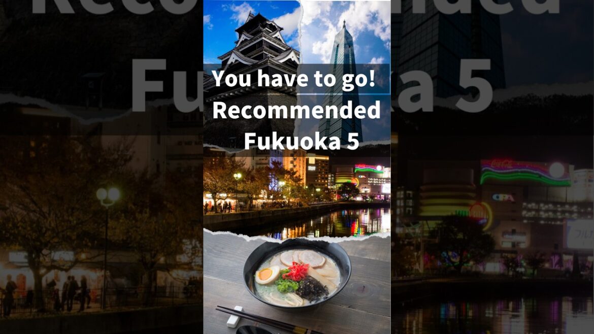 『Japanese Teaching』You have to go! Recommended Fukuoka 5 #shorts