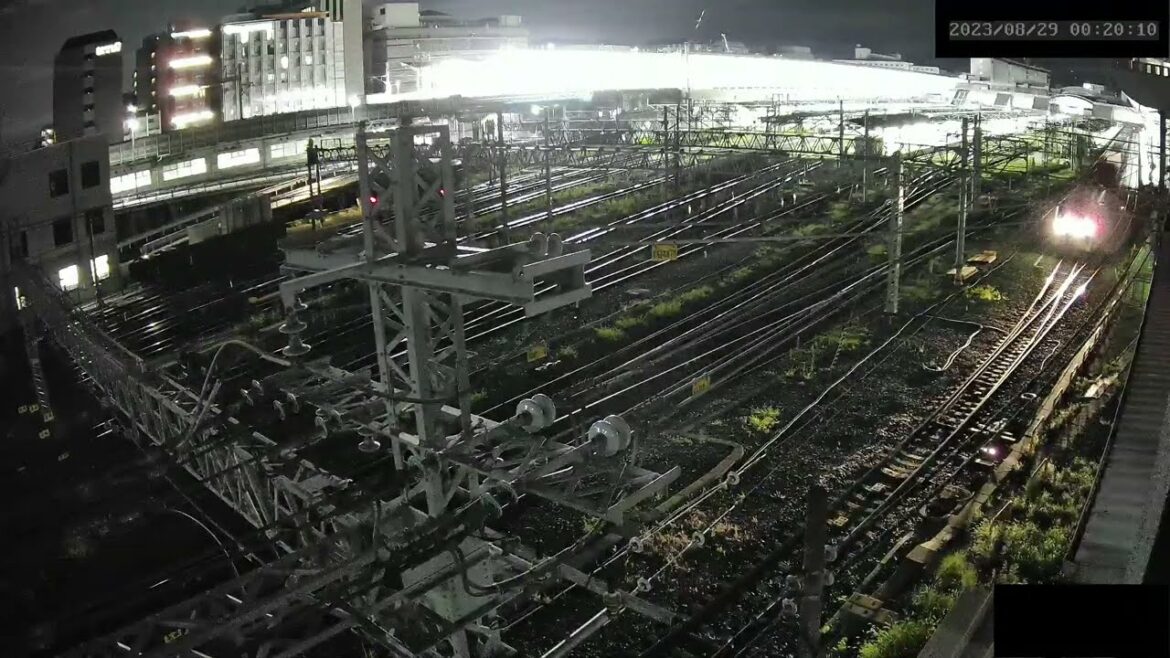 【ARCHIVE】Kyoto Station Live Cam JR京都駅  鉄道ライブカメラ  京都ライブカメラ TrainCam  2023/08/29 0:00～