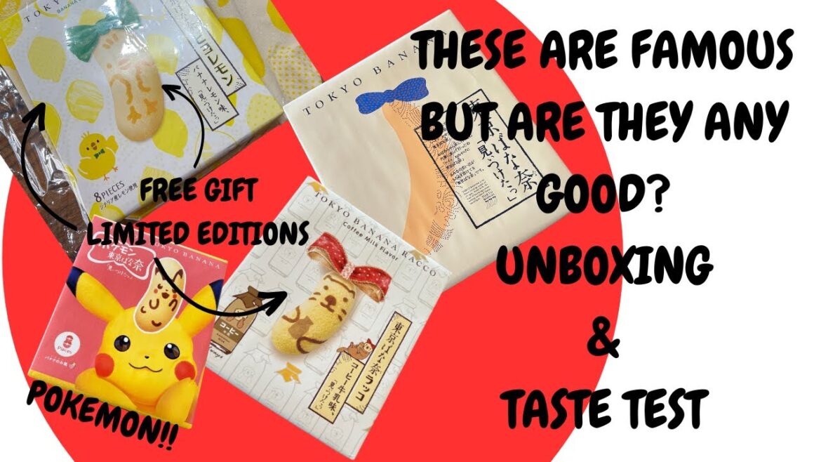 IS TOKYO BANANA THE BEST SOUVENIR FROM JAPAN?  WE REVIEW 4 TYPES OF THIS OMIYAGE
