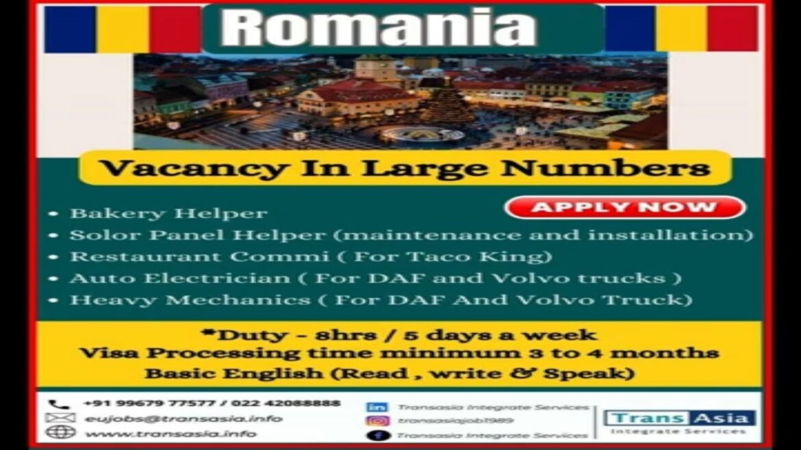 Europe And Gulf Hiring Urgently! Come To Ireland, Russia, Or Romania!