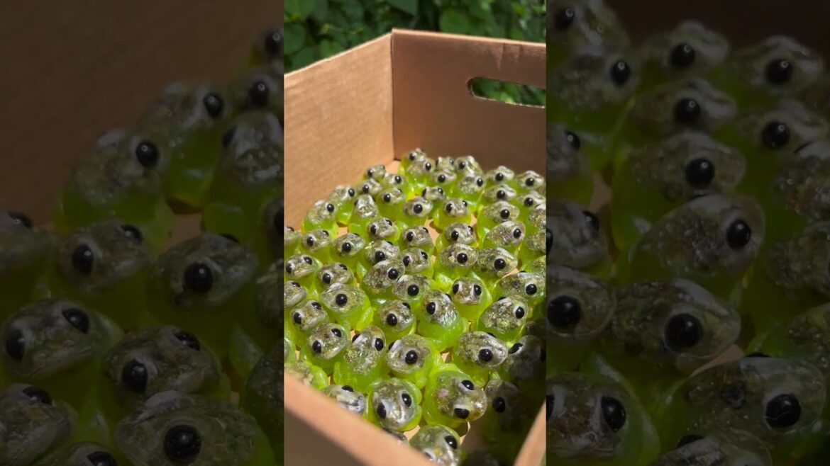 🐸🍭 Toad Candy Too Cute #candy #streetfood #japanesefood #japan #vlog #anime #food #cuterity #shorts