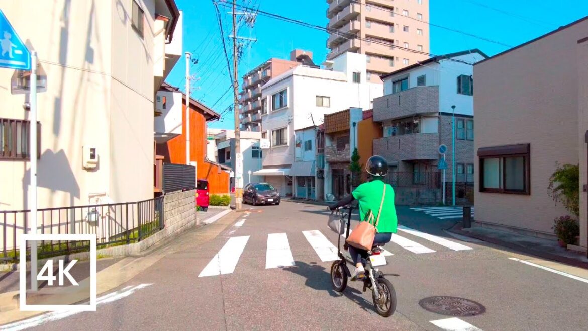 Japan 4K Walking Tour - Morning walk through Nagoya's Chikusa Ward during rush hour [4K/60fps]