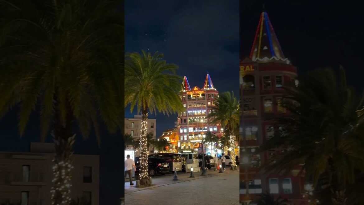 夜のアメリカンビレッジ💕沖縄 okinawa  映えスポット！