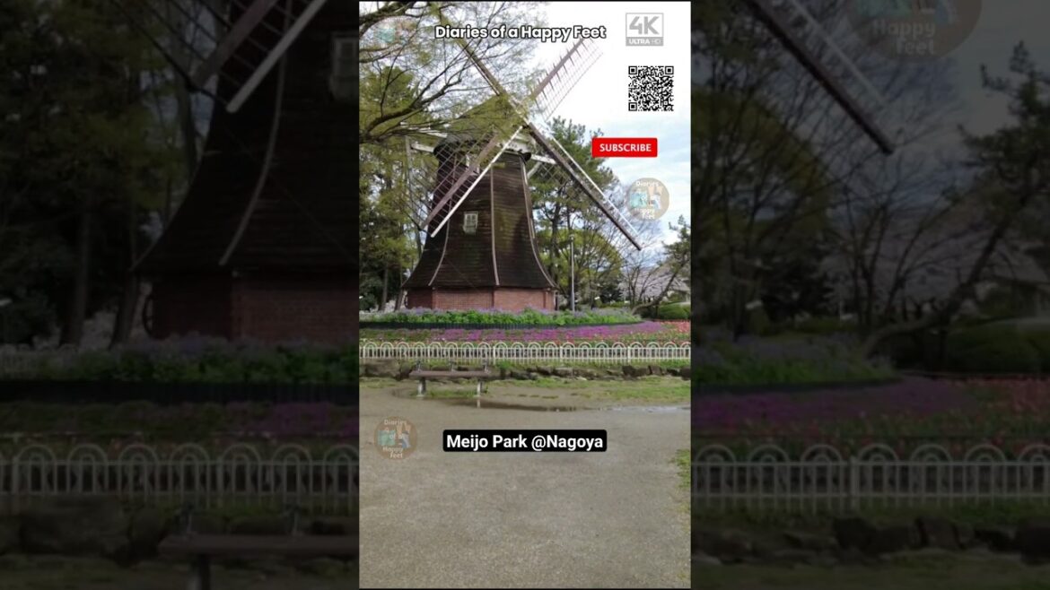 Visiting Meijo Park @Nagoya #nagoyacastle #nagoyajapan #nagoya #nagoyacity #meijopark #windmill